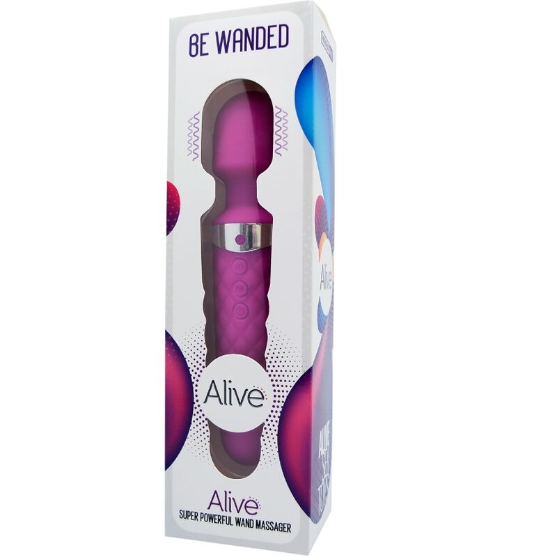 ALIVE - BE WANDED VIBRATORE MASSAGGIATORE VIOLA - immagine 2