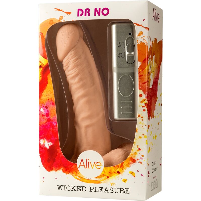 ALIVE DR. NESSUN VIBRATORE DEL PENE REALISTICO 18 CM - immagine 2