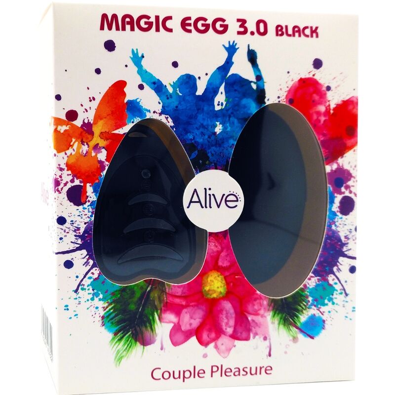 ALIVE - MAGIC EGG 3.0 UOVO VIBRANTE TELECOMANDO NERO - immagine 2