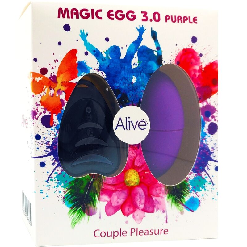 ALIVE - MAGIC EGG 3.0 UOVO VIBRANTE TELECOMANDO VIOLA - immagine 2