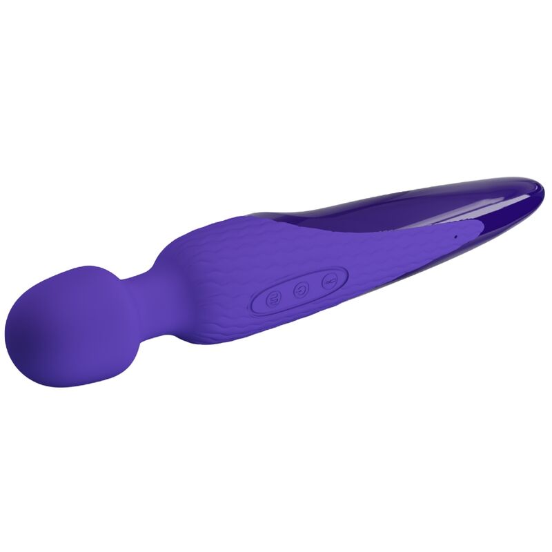 PRETTY LOVE - ANTONY YOUTH VIBRATORE WAND VIOLETTO EFFETTO CALORE - immagine 3