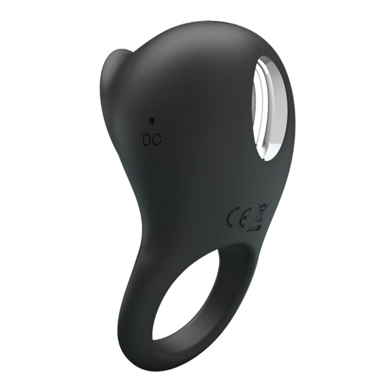 PRETTY LOVE - ANELLO VIBRANTE PER PENE CON LINGUA NERA - immagine 2