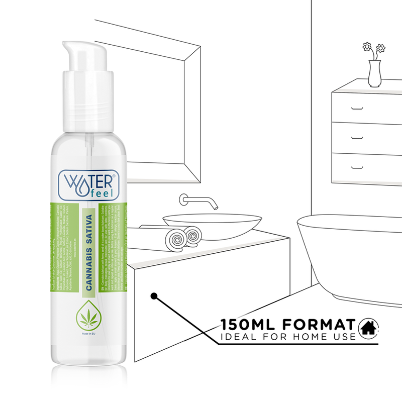 WATERFEEL - LUBRIFICANTE ALLA CANNABIS 150 ML - immagine 5