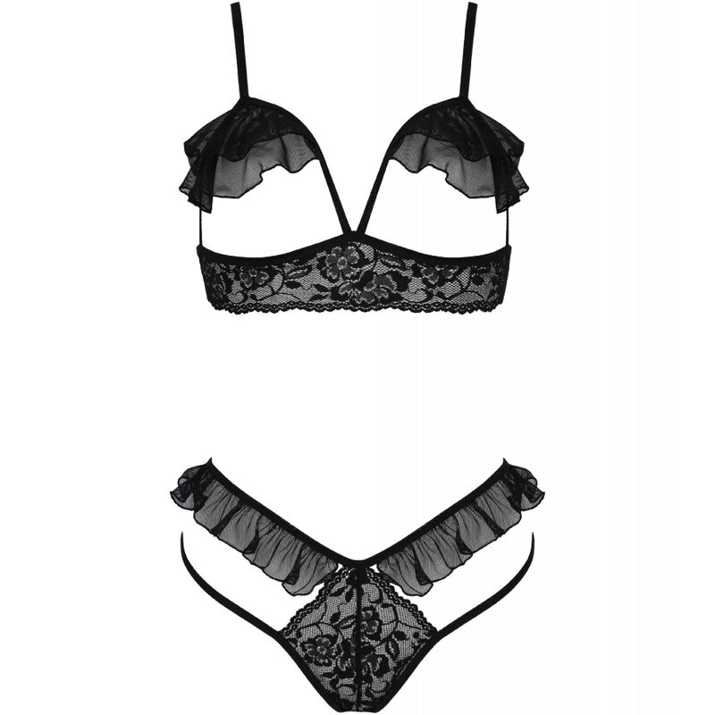 PASSION - DOLLY SET DOS PIEZAS NEGRO S/M - immagine 3