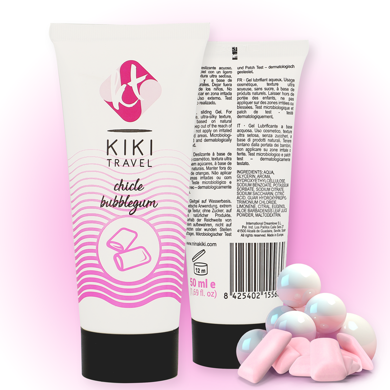 KIKÍ TRAVEL - FRAGOLA GUM LUBRIFICANTE 50 ML - immagine 2