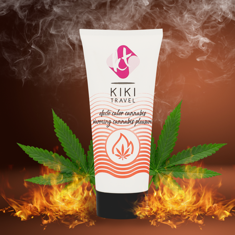 KIKÍ TRAVEL - CANNABIS LUBRIFICANTE EFFETTO CALDO 50 ML - immagine 5