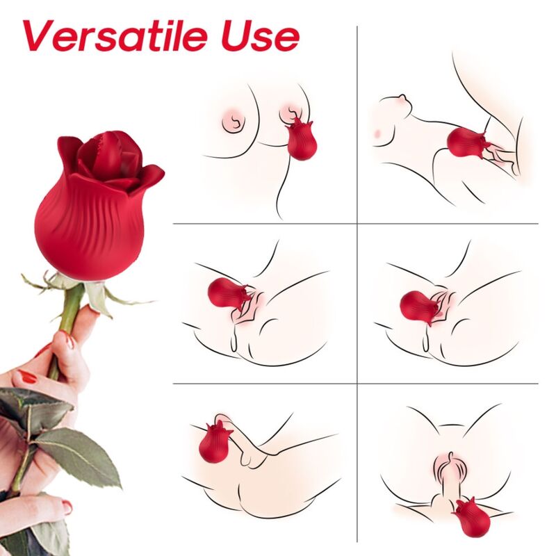 ARMONY - VIBRATORE E STIMOLATORE ROSA ROSSO - immagine 2