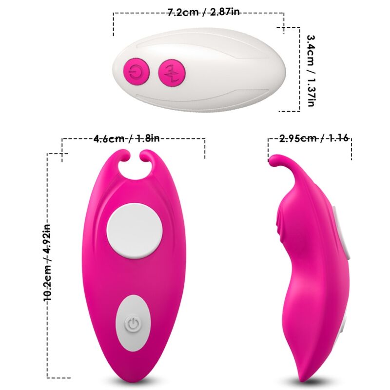 ARMONY - MUTANDINA INDOSSABILE HONEYBEE VIBRATORE G-SPOT REMOTE CONTROL FUCSIA - immagine 4