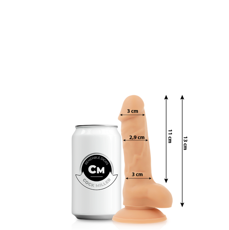 COCK MILLER - COCKSIL IN SILICONE DENSIT ARTICOLABILE 13 CM - immagine 2