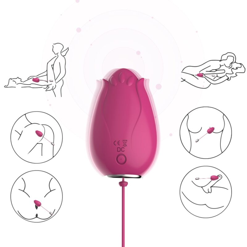 ARMONY - MANDALA EGG VIBRATORE G-SPOT REMOTE CONTROL FUCSIA - immagine 4
