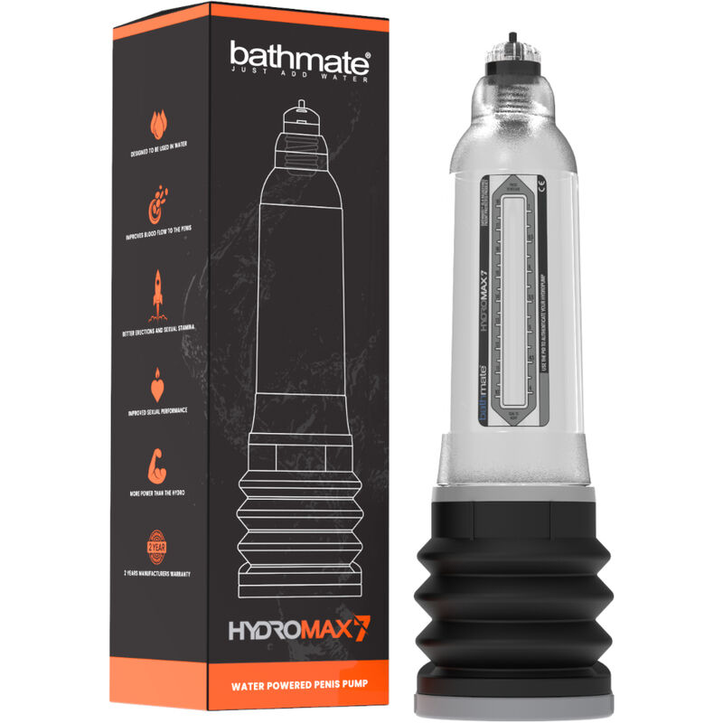 BATHMATE - HYDROMAX 7 POMPA PER LAUMENTO DEL PENE TRASPARENTE - immagine 2