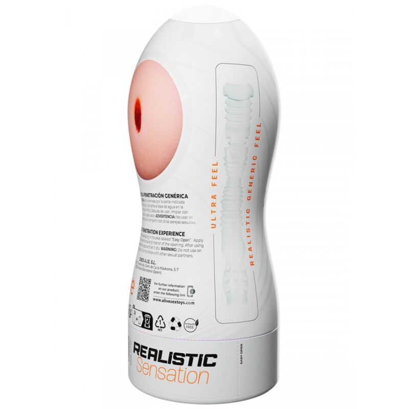 ALIVE - MASTURBADOR MASCHIO MAXI FLEX TAGLIA GENERICA L - immagine 3