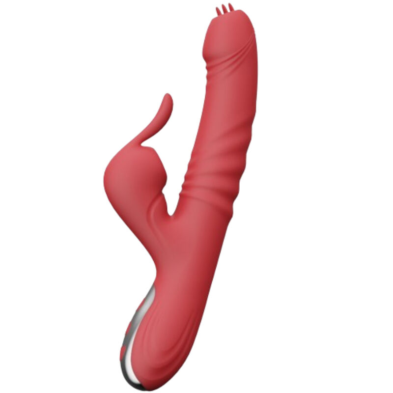 ARMONY - VIBRATORE E SUCCHIATORE CON LINGUA STIMOLANTE BORDEAUX - immagine 2