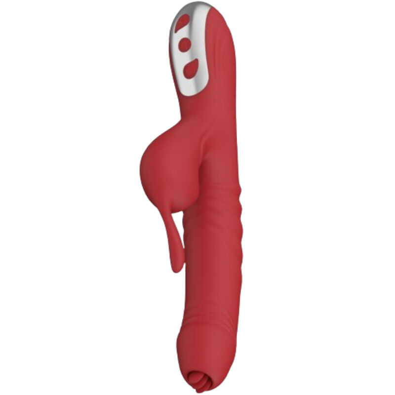 ARMONY - VIBRATORE E SUCCHIATORE CON LINGUA STIMOLANTE BORDEAUX - immagine 3