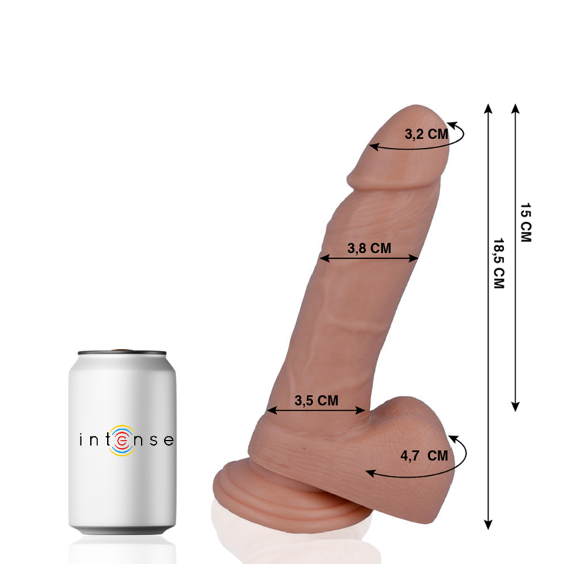 MR INTENSE - 14 PENE REALISTICO 18.5 CM -O- 3.8 CM - immagine 2