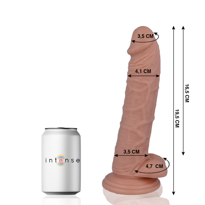 MR INTENSE - 15 PENE REALISTICO 19.5 CM -O- 4.1 CM - immagine 2