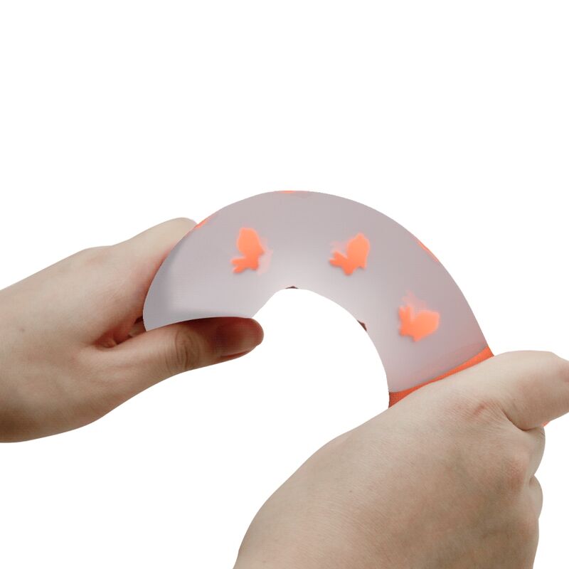 PRETTY LOVE - DILDO MAGICO NIGHTFALL SENZA VIBRAZIONI ARANCIO LUMINOSO - immagine 2