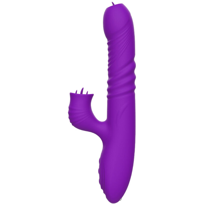ARMONY - VIBRATORE FULLY G SPOT RABBIT CON EFFETTO CALORE STIMOLANTE LINGUA VIOLA - immagine 4