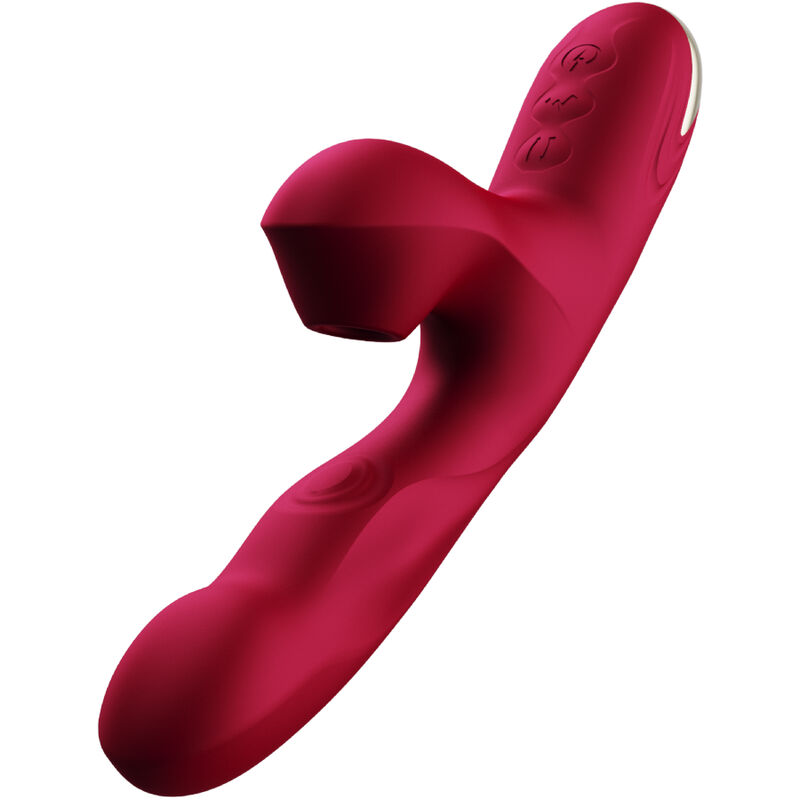 ARMONY - VIBRATORE BUMP E VENTOSA MODELLO 2 BORDEAUX - immagine 5