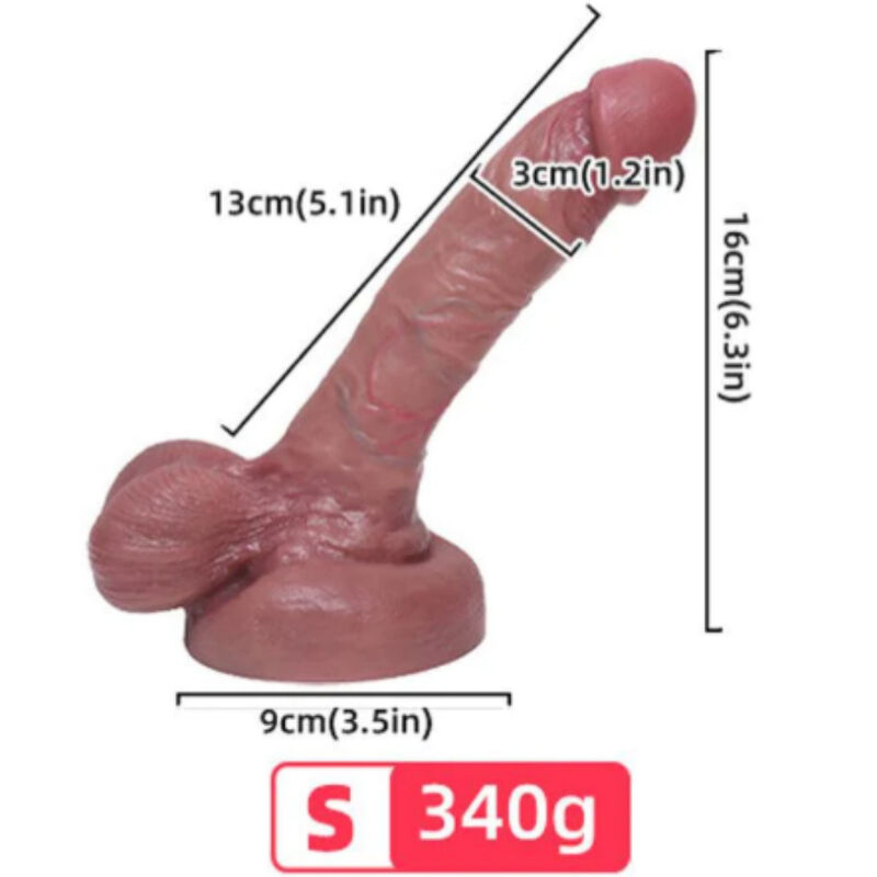 ARMONY - DILDO REALISTICO IN SILICONE LIQUIDO 13 CM - immagine 2