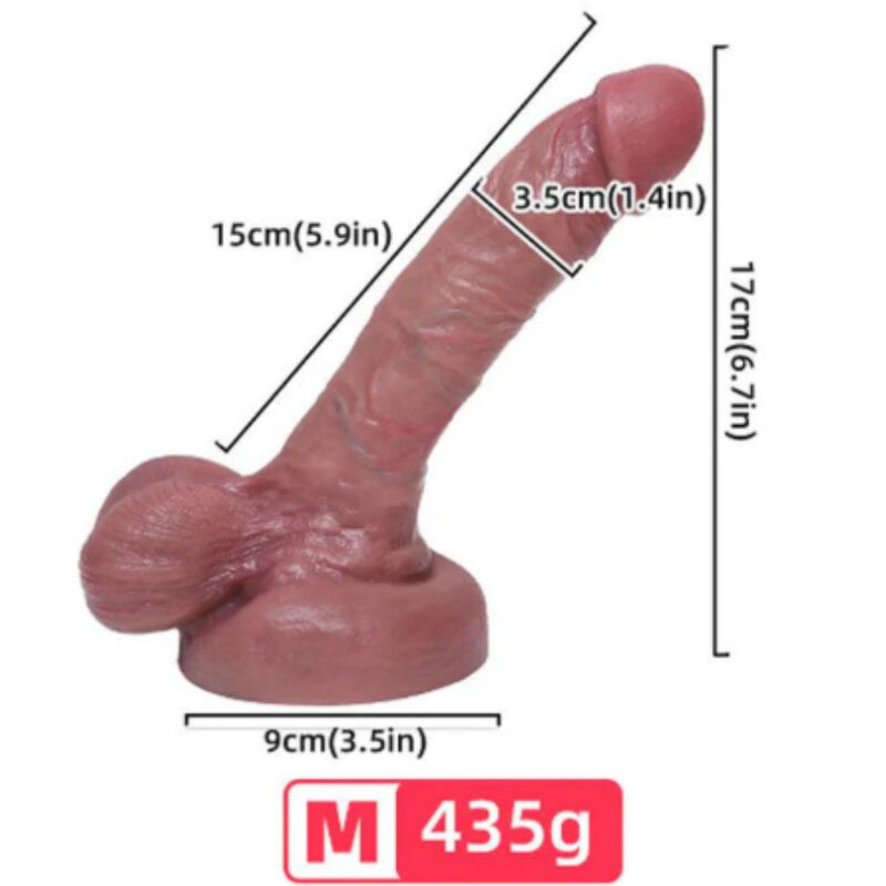 ARMONY - DILDO REALISTICO IN SILICONE LIQUIDO 15 CM - immagine 2