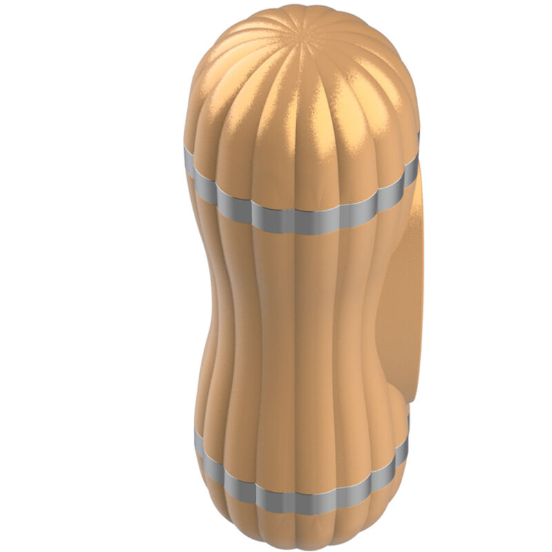 ARMONY - BEVIS DOPPIO MASTURBATORE VAGINA E BOCCA SENZA VIBRAZIONE ORO - immagine 5