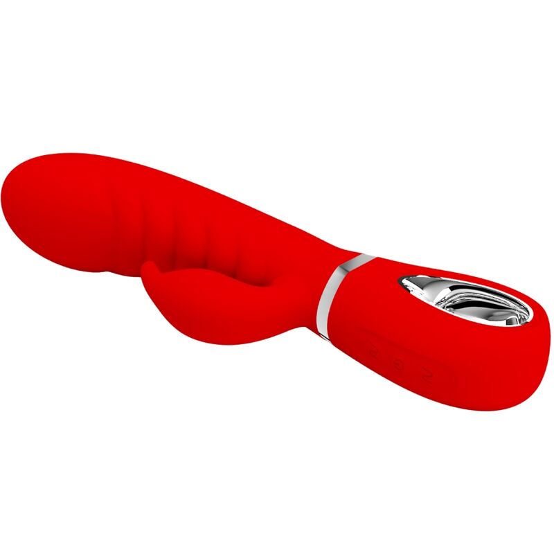PRETTY LOVE - VIBRATORE MULTIFUNZIONE G-SPOT PRESCOTT ROSSO - immagine 3