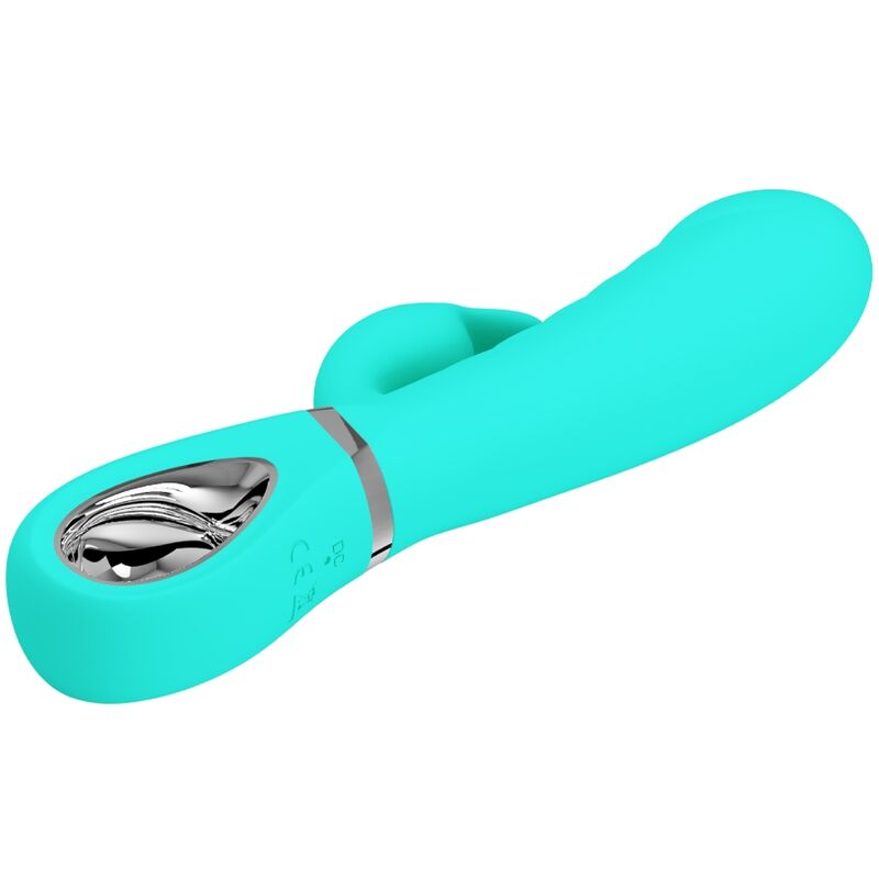 PRETTY LOVE - VIBRATORE MULTIFUNZIONE G-SPOT PRESCOTT VERDE ACQUA - immagine 4