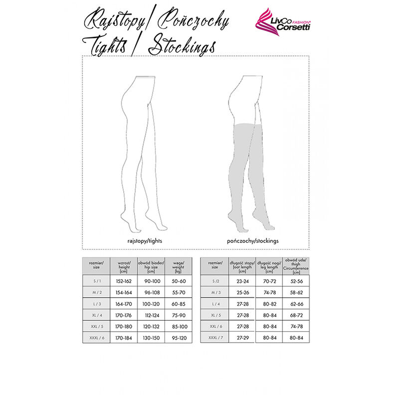 LIVCO CORSETTI FASHION - GRARDDIS LC XG042 CALZE NERE TAGLIA UNICA - immagine 2