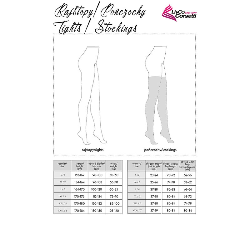 LIVCO CORSETTI FASHION - LOLIWIA LC19330 CALZA NERA TAGLIA UNICA - immagine 3