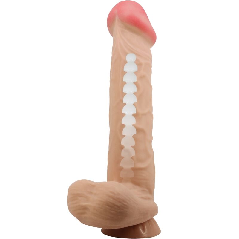 PRETTY LOVE - DILDO REALISTICO SLIDING SKIN SERIES CON VENTOSA SCORREVOLE DELLA PELLE FLESH 26 CM - immagine 5