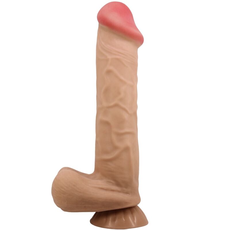 PRETTY LOVE - DILDO REALISTICO SLIDING SKIN SERIES CON VENTOSA SCORREVOLE DELLA PELLE FLESH 26 CM - immagine 3
