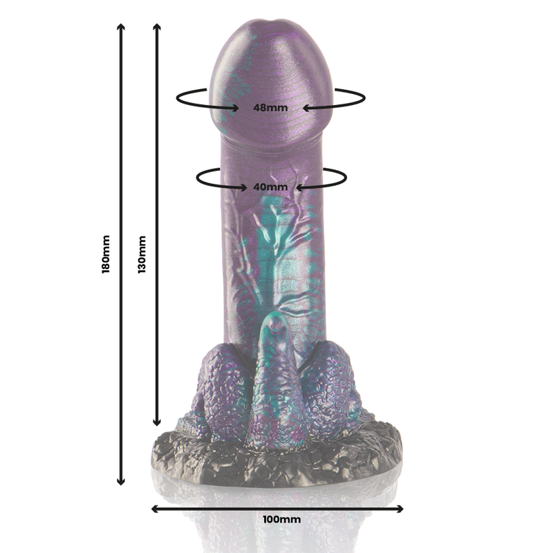 EPIC - DILDO BASILISCO DOPPIO PIACERE SCALE TAGLIA PICCOLA - immagine 2