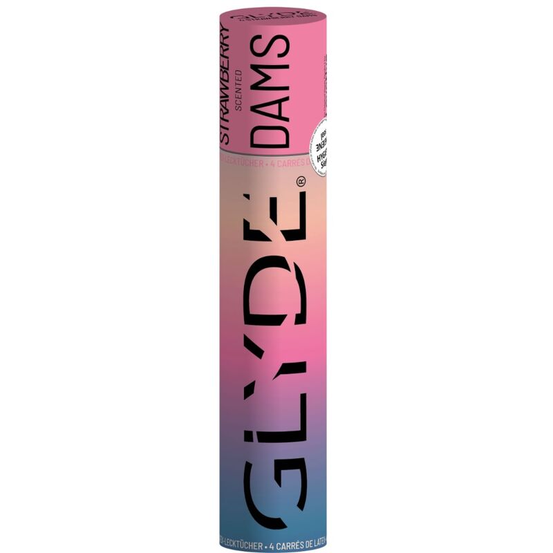 SHEER GLYDE - DAMS LAMINAS LATTICE SESSO ORALE FRAGOLA - immagine 2