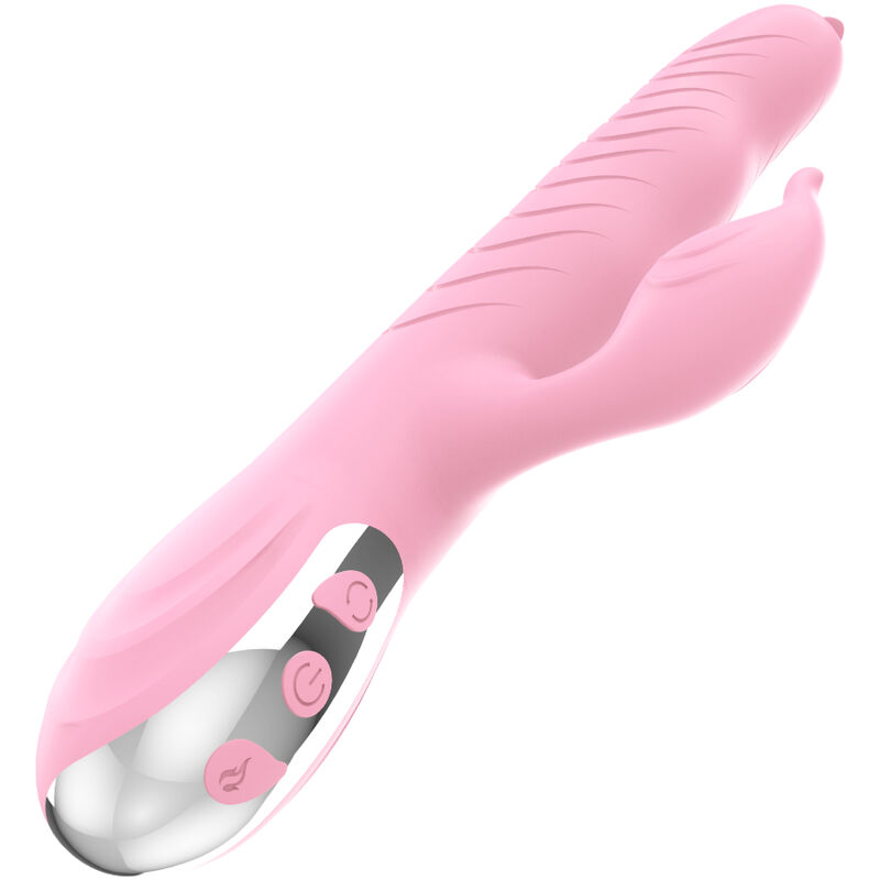 ARMONY - VIBRATORE MARCIA E SPINTA DOPPIA LINGUA EFFETTO CALORE ROSA - immagine 5