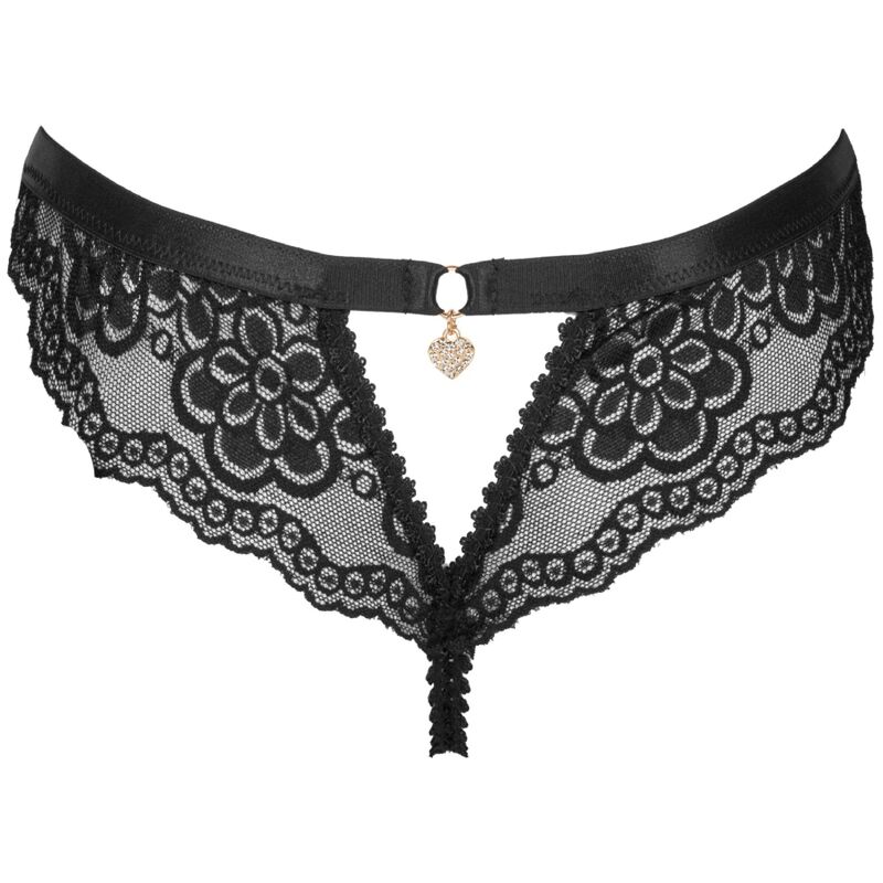 LIVCO CORSETTI FASHION - OKSURIN PANTY CON APERTURA NEGRO - immagine 4