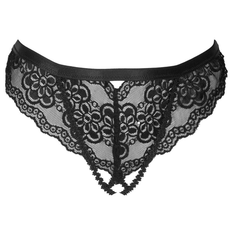 LIVCO CORSETTI FASHION - OKSURIN PANTY CON APERTURA NEGRO - immagine 3