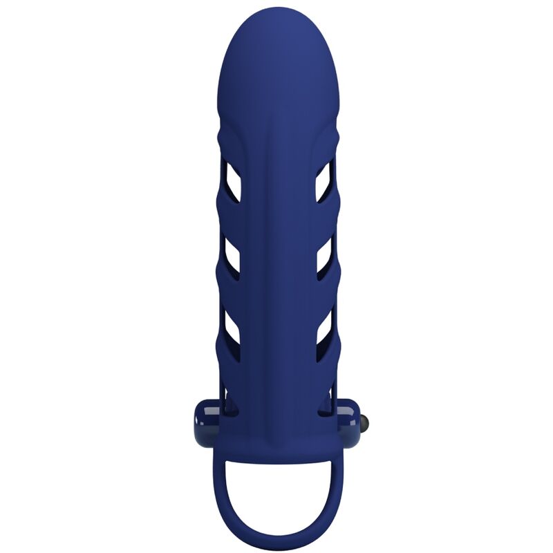 PRETTY LOVE - ALTAF ANELLO VIBRATORE CON GUAINA IN SILICONE BLU - immagine 5