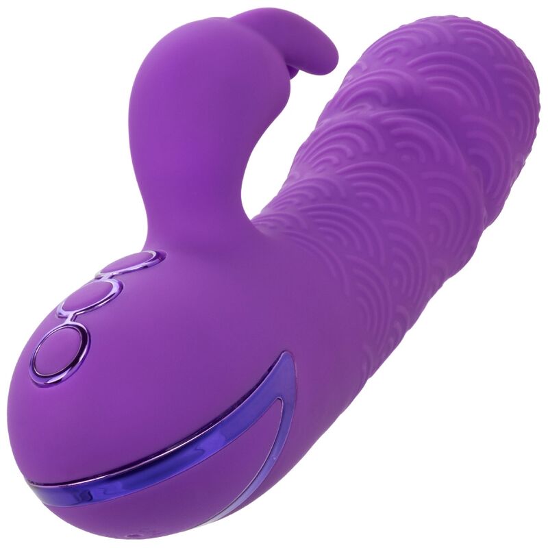 CALEXOTICS - MANHATTAN BEACH MARVEL VIBRATORE RABBIT VIOLA DI CALIFORNIA DREAMING - immagine 5