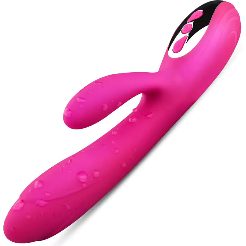 ARMONY - VIBRATORE E STIMOLATORE FLESSIBILE CON EFFETTO CALORE FUCSIA - immagine 5