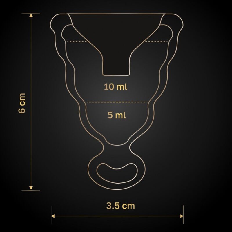 G-VIBE - GCUP COPPA MESTRUALE NERA - immagine 4