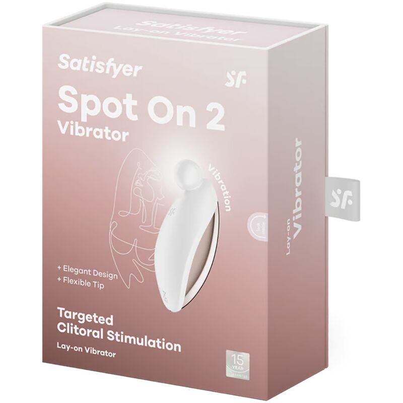 SATISFYER - SPOT ON 2 VIBRATORE LAY-ON BIANCO - immagine 5
