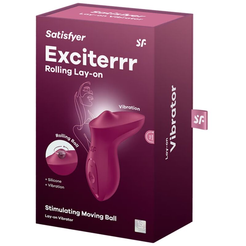SATISFYER - VIBRATORE ECCITANTE DA APPOGGIO CLITORIDE FUCSIA - immagine 5