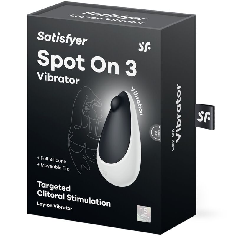 SATISFYER - SPOT ON 3 STIMOLATORE CLITORALE NERO - immagine 5