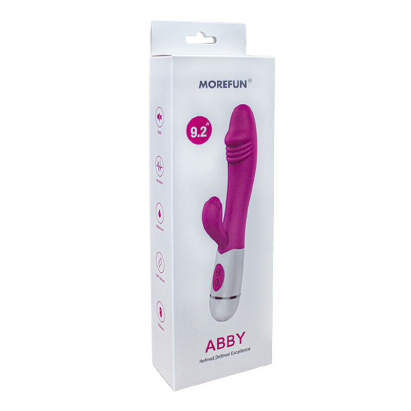 ARMONY - ABBY VIBRATORE E STIMOLATORE 16 VELOCITÀ ROSA - immagine 3