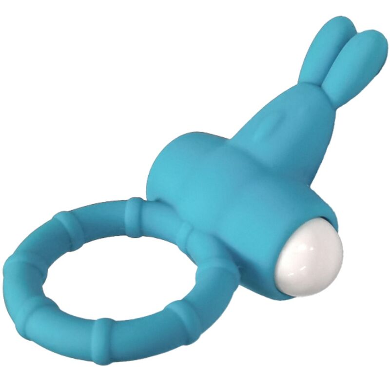 ARMONY - MS BUNNY ANELLO VIBRATORE IN SILICONE VERDE - immagine 3