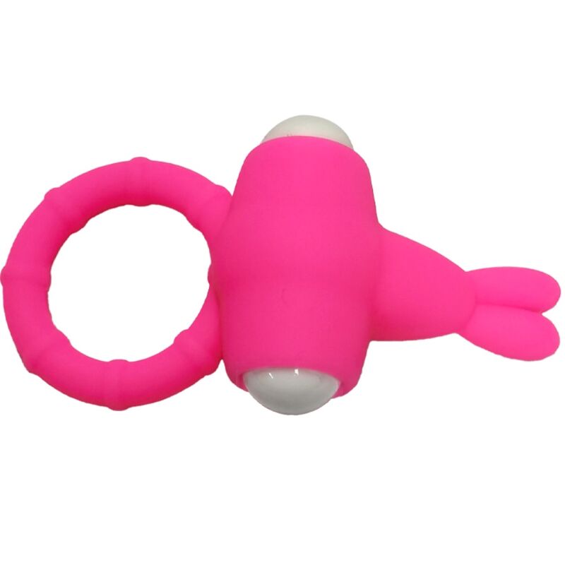 ARMONY - MS BUNNY ANELLO VIBRATORE IN SILICONE ROSA - immagine 2