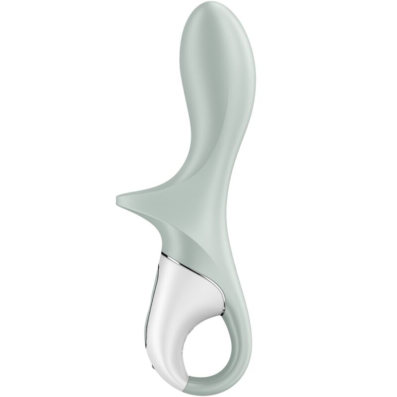 SATISFYER - AIR PUMP BOOTY 3 VIBRATORE ANALE GONFIABILE GRIGIO VERDE - immagine 3