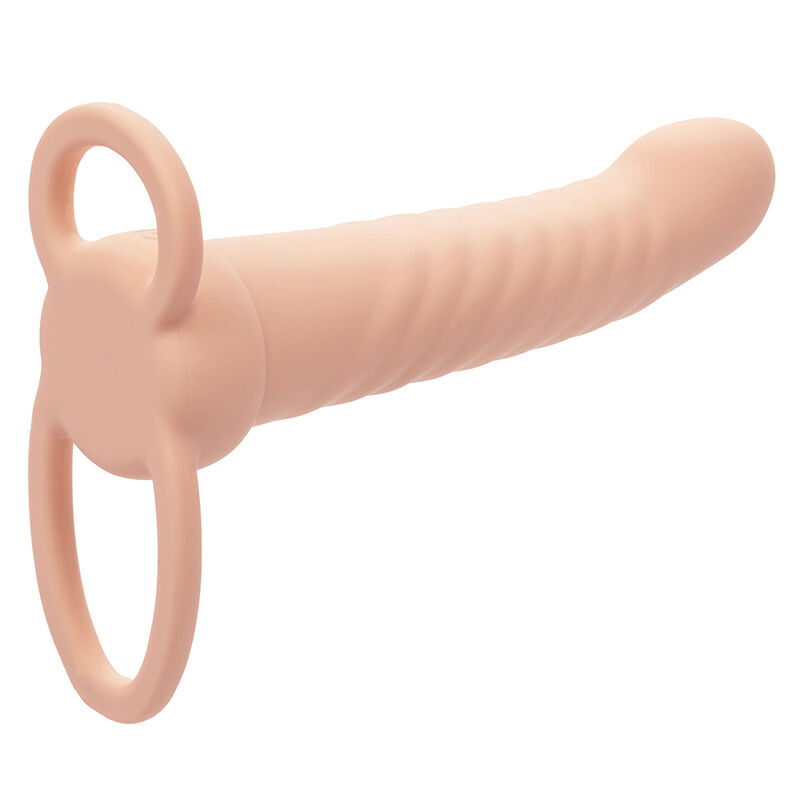 CALEXOTICS - MAXX RIBBED DUAL PENETRATOR 10 VIBRAZIONI CARNE - immagine 3