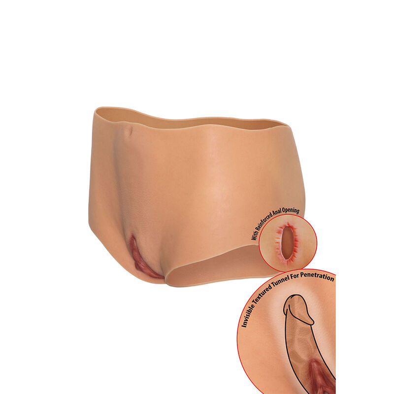 DESIDERIO NASCOSTO - ALTER EGO APERTO VAGINA E CULO SLIP VITA MEDIA CARNE - immagine 5